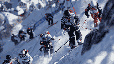 Downhill Showdowns: Epic Battles on the Mountain